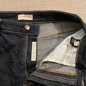 Oliver Logan raw hem jeans